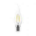 3x LED Leuchtmittel | E14 Filament | Flamme | C35T | 4W | 400 Lumen | Birne | Lampe | Leuchte | warmweiß 3000 K