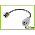 Synergy 21 LED Adapter für LED-Leuchtmittel E27-＞GU10 lang, Weiß, E27, LED, 1 Stück(e)