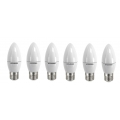 6 x Sylvania ToLEDo LED Kerze Frosted White 4W＝25W E27 250lm 2700k Warmweiß A+