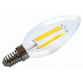 More about Heitronic LED Kerzenlampe Filament C35 E14 4,5 Watt 420 Lumen 830 3000 Kelvin warmweiß