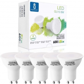 More about LED Leuchtmittel GU10 8W Kaltweiß, Glühbirnen 600 Lumpe 6400K 230V Abstrahlwinkel 120-160 Grad, Lampe Strahler Flimmerfrei nicht