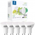 LED Leuchtmittel GU10 8W Kaltweiß, Glühbirnen 600 Lumpe 6400K 230V Abstrahlwinkel 120-160 Grad, Lampe Strahler Flimmerfrei nicht