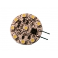 S+H LED-Modul 9 SMD Durchmit 30mm Sockel G4 12 Volt AC/DC 0,63 Watt 40Lm 3200K