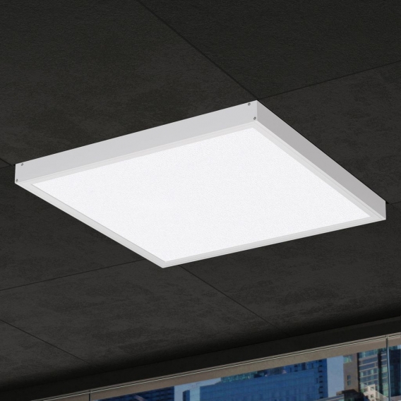 2er-Set EMPIRE 1 | LED Panel Aufbau 60x60cm | 40W | 6000K | Kalt Weiß | Inkl. Trafo | Aufputz Leuchte Lampe