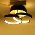 1pc Doppel-C LED Ceiling Light Lighting Night Lamp Dimmable Pendant Hallway Living Room