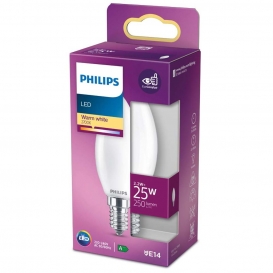 More about Philips LED Lampe ersetzt 25W, E14 Kerzenform B35, weiß, warmweiß, 250 Lumen, nicht dimmbar, 1er Pack