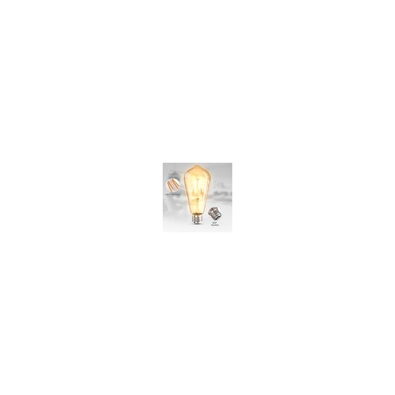B.K.Licht 3er Set ST64 Edison Vintage Glühbirne I E27 4W 2700K 380lm I Warmweiß I LED Glühbirne I Retro Glühlampe I Filament