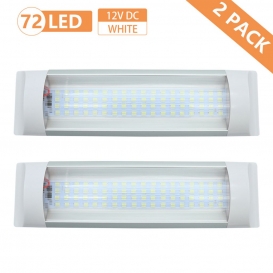 More about Fiqops 2x LED Innenraumbeleuchtung LED Streifen Tube Light lampe mit schalter Deckenleuchte lamp 8W
