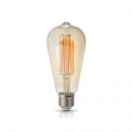 Glühbirne dekorativ LED ST64 E27 7W 2700K retro Filament-Typ Kobi