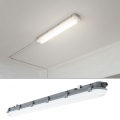 LED Wannenleuchte, grau, weiß, IP65, L 150cm