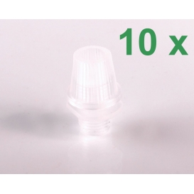 More about 10x Klemmnippel Zugentlastung Nippel Kabel Lampe M10 transparent klar
