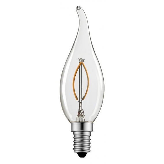 LED Leuchtmittel | E14 Filament | Flamme | Ø35mm | C35 | 4W | 488 Lumen | Birne | Lampe | Leuchte | warmweiß (2700K)