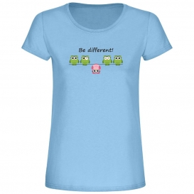More about T-Shirt "Be different" (Eulenmotiv) Frau