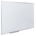 ALLboards Magnetisches Whiteboard 120x80cm Magnettafel mit Aluminiumrahmen und Stifteablage, Weiß Magnetisch Tafel, Trocken Abwi