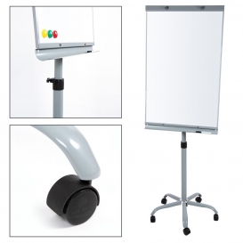 More about Flipchart Whiteboard Konferenztafel magnetisch höhenverstellbar auf Rollen Meeting Konferenz Präsentation Büro