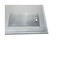 Glas-Magnettafel 80x80 Quadratisch Wand mit Zubehör Whiteboard Küche Grau Büro