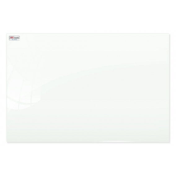 ALLboards Glasboard Magnetisch Weiß 90x60cm, Rahmenlos, Glastafel, Magnettafel, Gehärtetes Glas