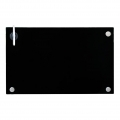 Whiteboard Glasmagnettafel 100x60cm Schwarz Glasboard Magnetwand Schreibtafel Pinnwand magnete Tafel Schreibtafel