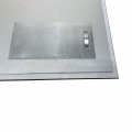 Glas-Magnettafel 60x60 Quadratisch Wand mit Zubehör Whiteboard Küche Weiß Büro