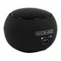 König MP3-SP17, 1.0 Kanäle, 0,75 W, Verkabelt, Mono portable speaker, Schwarz, Soundbox