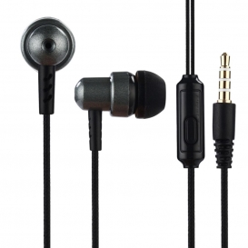 More about K2 3,5 mm Wired Kopfhörer In-Ear Headset Stereo Musik Kopfhörer Smart Phone Ohrhörer In-Line-Steuerung mit Mikrofon[Grau]