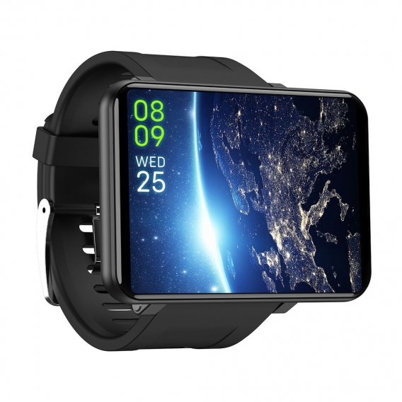 DOMIWEAR 2.86 '' 4G Smart Watch mit SIM-Kartensteckplatz Full Touch 2880mAh Akku Kamera Musik er Video-Chat Herzfrequenzueberwac