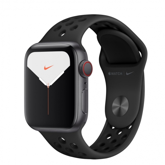 Apple Watch Watch Nike Series 5 - OLED - Touchscreen - GPS - Handy - 30,1 g - Grau