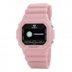 More about Marea Smartwatch, mit pinkfarbenem Gummiarmband B60002/1