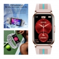 H76 Smart Uhr für Männer Frauen, IP68 Wasserdicht, fitness Tracker Sport Digitale Uhr Smartwatch für Android/iOS Handys Farbe Ro