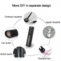 Bluetooth-Adapter Empfänger Tragbare Freisprecheinrichtung Bluetooth 4.2 Audio Receiver Car Kits & Mini 3,5 mm AUX Wireless Audi