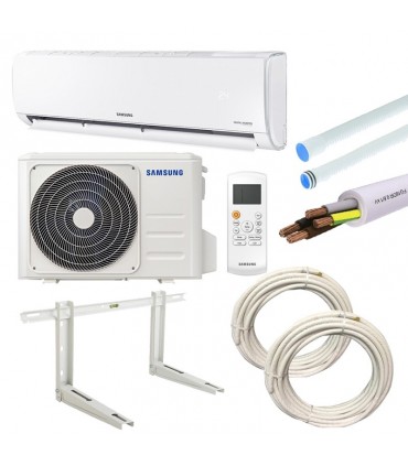 Samsung Maldives Klimaanlage AR35 Monosplit Inverter 3,5 KW 12000BTU, Energieklasse: A++/A, mit Montage-KIT