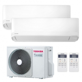 More about Toshiba Dual Split Klimaanlage Seiya 9000BTU+9000BTU 2,5kW+2,5kW A++/A+ R32