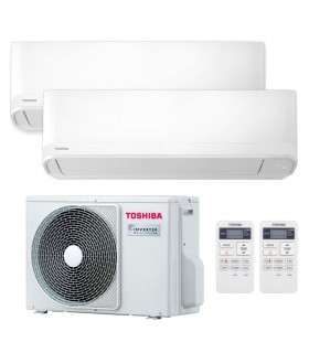 More about Toshiba Dual Split Klimaanlage Seiya 9000BTU+9000BTU 2,5kW+2,5kW A++/A+ R32