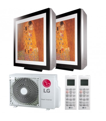 LG Dual Split ARTCOOL GALLERY 12000+12000BTU (3,5kW+3,5kW) Klimaanlage R32 A++/A+