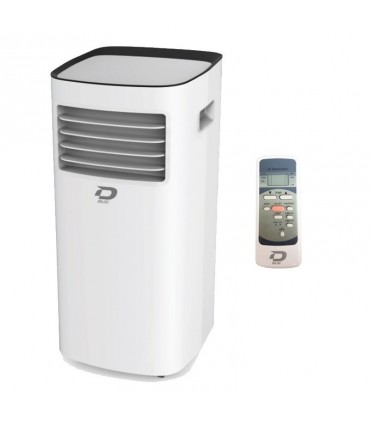 Haier Klimaanlage Geos Plus + Inverter 3,5KW 12000Btu A++/A+ R32 WIFI mit Diloc 9000 BTU mobiles Klimagerät