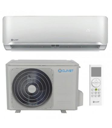 Clivet Essential-2 Klimaanlage 9000BTU 2,6 KW A++/A+ R32 mit Montage-KIT