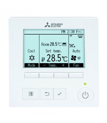 Mitsubishi DELUXE Fernsteuerung für erweiterte Funktionen PAR-41MAA