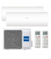 Haier Pearl 12000+12000BTU 3.5kW+3.5kW WIFI R32 Doppel-Split-Klimagerät