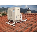 Tecnogas Dachkonsole für Klimaanlagen 800X480mm aus Edelstahl für Satteldächer 11117