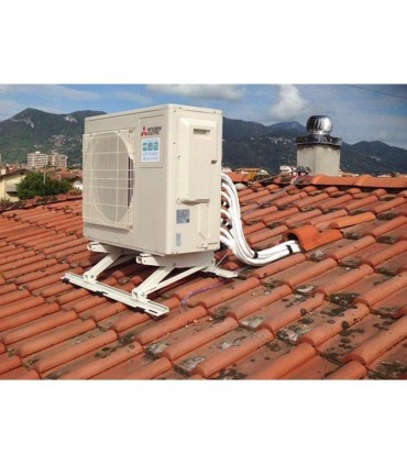 Tecnogas Dachkonsole für Klimaanlagen 800X480mm aus Edelstahl für Satteldächer 11117