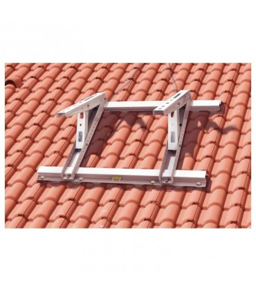 Tecnogas Dachkonsole für Klimaanlagen 800X480mm aus Edelstahl für Satteldächer 11117