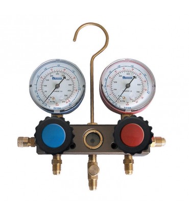 Tecnogas Manometrische Gruppe Typ 4-Wege-Gas-R407C-R410A-R32 11435