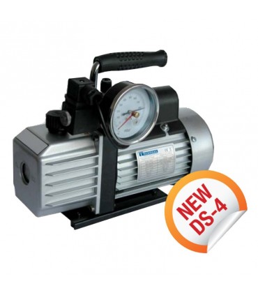 Tecnogas 2 Stages Vacuum Pump 11169 TGAS-DS4 mit Magnetventil und Vakuummeter 11170
