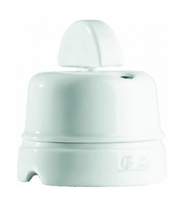 Weißes Porzellan Drehumsteller Gambarelli 10A 00110