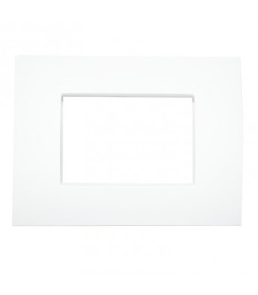 Abb Abdeckrahmen Etik Square Mylos 3 Module weiß 2CSY0301QEP