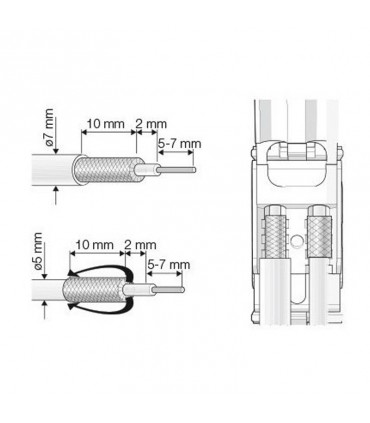 Abb Mylos SAT-Steckdose F-Anschlussstelle F 2CSY1140MC