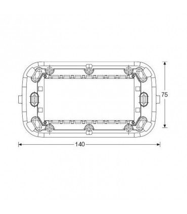 Abb Mylos Halterung 4 Module 2CSY1604MY