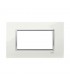 Abb Abdeckrahmen Square Lucent weiß 4 Module 2CSY230445R0401