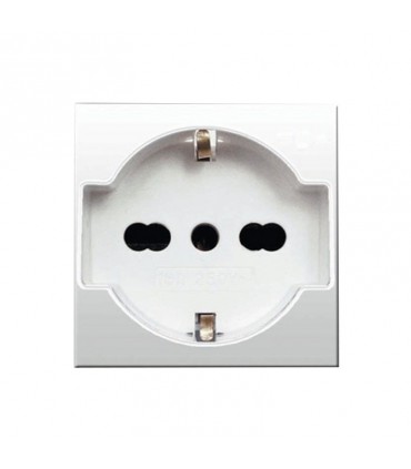 Presa elettrica schuko unel Ave Domus Sistema 44 10/16A universale 441090/15TS