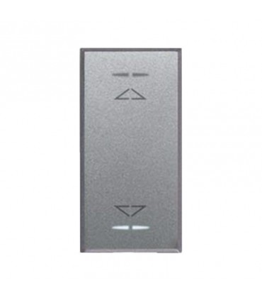 Dual-taste Ave ALLUMIA 1P NA 10 A mit pfeilen, 1 modul 443056F